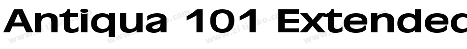 Antiqua 101 Extended Italic字体转换
